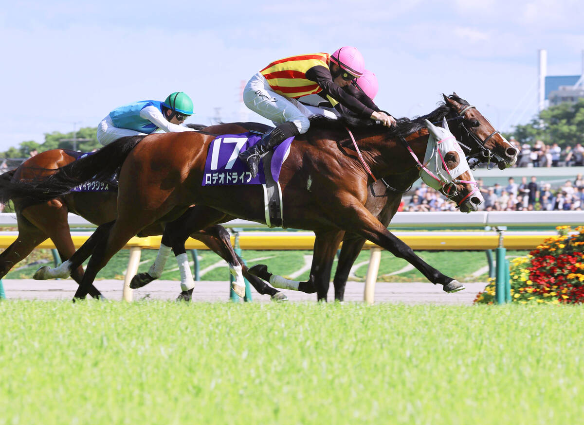 推定６センチ差の大激戦を制しＧ１初制覇のロデオドライブ（手前、カメラ・高橋　由二）