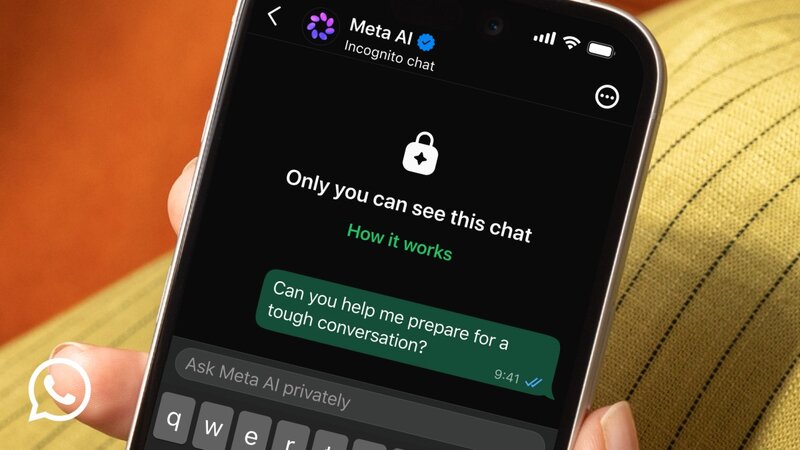 WhatsAppにMeta AIと秘密の会話ができる「Incognito Chat」機能。会話内容はMetaからも閲覧不可（テクノエッジ） - Yahoo!ニュース