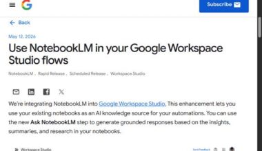 「Google Workspace Studio」に「NotebookLM」が統合 ～自動化にノートブックの知識を活用可能に（窓の杜） - Yahoo!ニュース