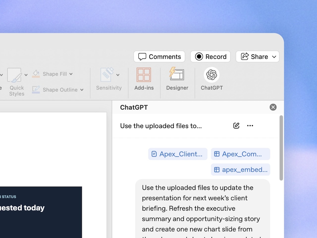 「ChatGPT for PowerPoint」ベータ版公開　白紙からパワポのスライド作成も（CNET Japan） - Yahoo!ニュース
