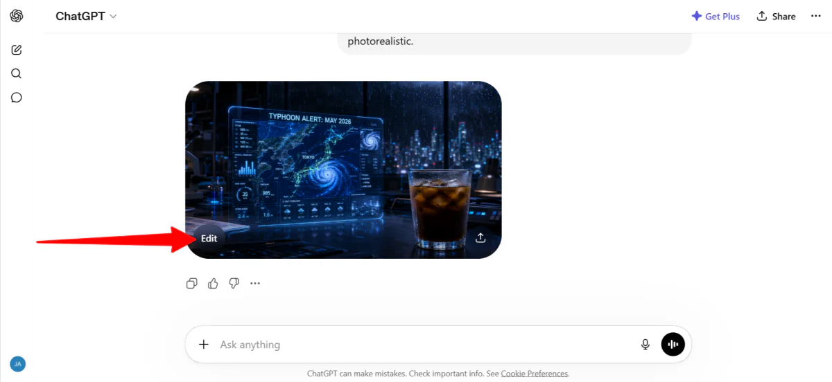 ChatGPT Images 2.0で生成された画像を編集