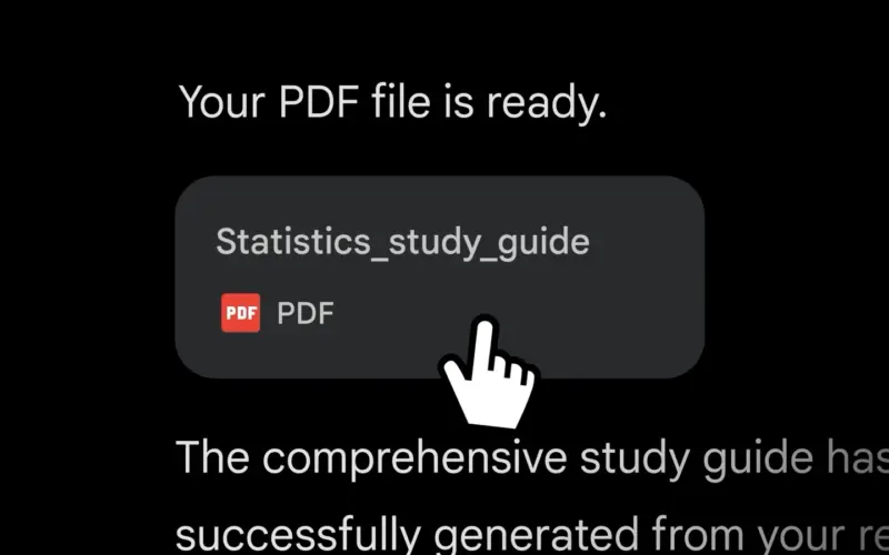 Google、Gemini アプリで PDF・Word・Excel などのファイルを直接生成・ダウンロード可能に。全ユーザーに提供開始