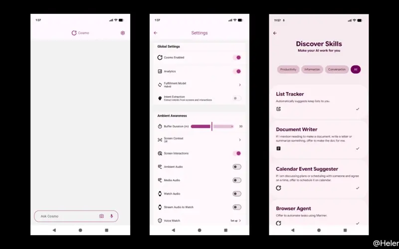Google、Gemini Nano 搭載の実験的 AI アプリ「COSMO」を Play ストアに誤公開、即日削除