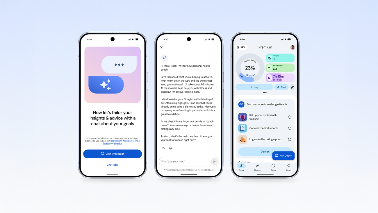 新機能 Google Health コーチをグローバルで提供開始