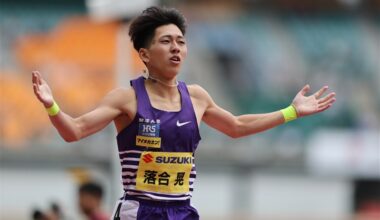 駒大・落合晃が800m2年ぶり日本新・アジア歴代4位の1分43秒90!!「日本記録を狙って準備してきました」／静岡国際