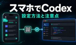 スマホ版ChatGPTからCodexを操作する方法を解説するTECH-NOISY記事サムネイル