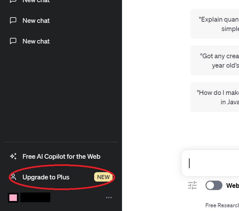 chatgptplus登録step2