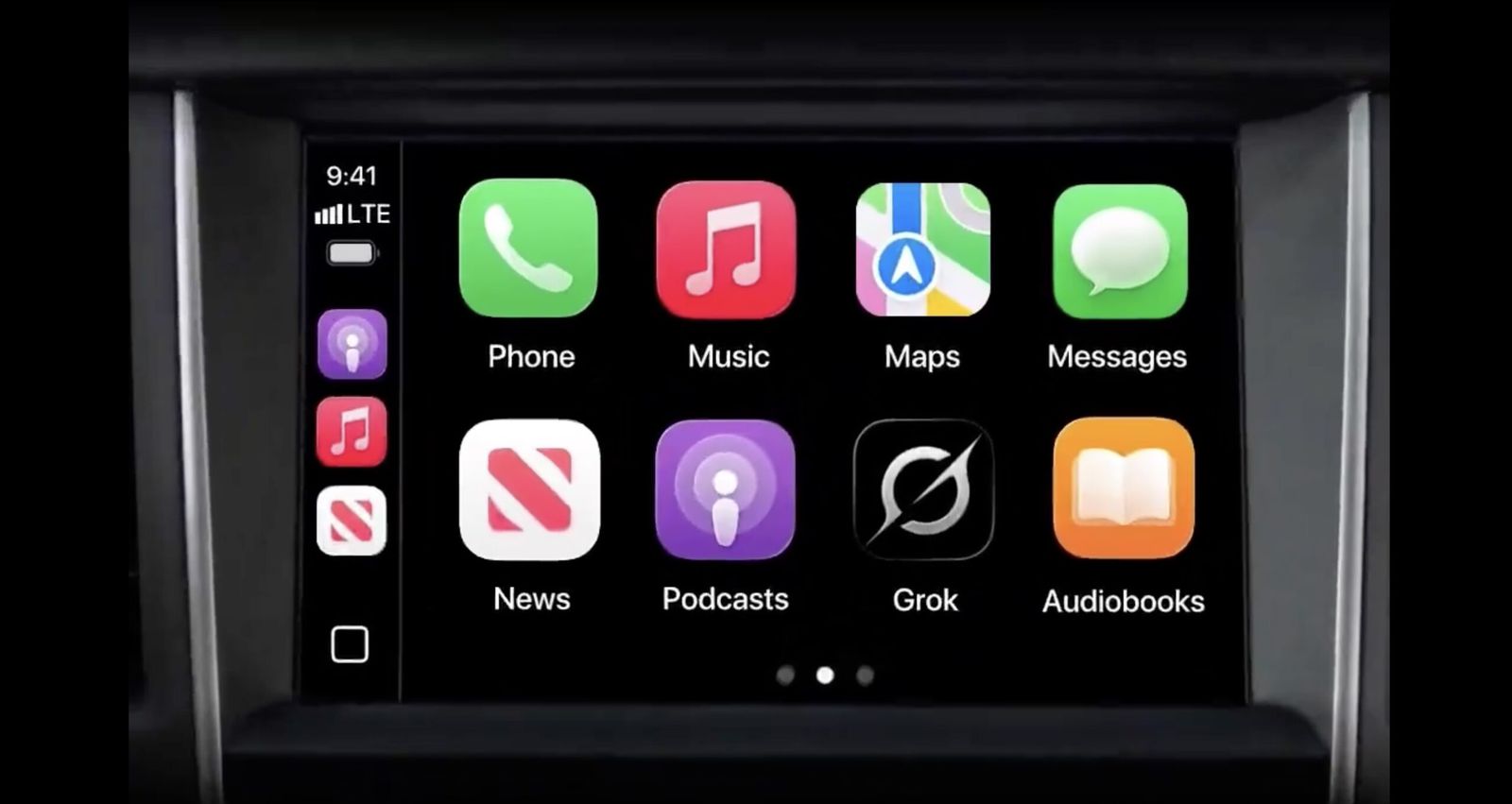 CarPlay マスク氏のAIがまた一つ登場。マスク氏のGrokが車内で稼働開始 – Letem svetem Applem