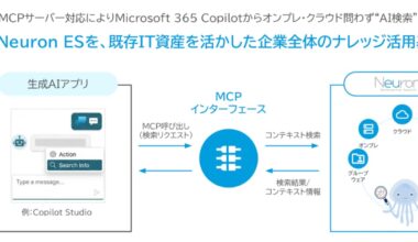 Neuron ES、MCPサーバー対応によりMicrosoft 365 Copilotからオンプレ・クラウド問わず“AI検索”を可能に - 産経ニュース