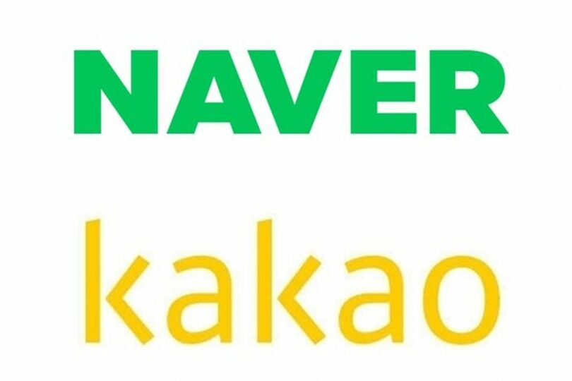ネイバーとカカオのロゴ(c)NEWSIS