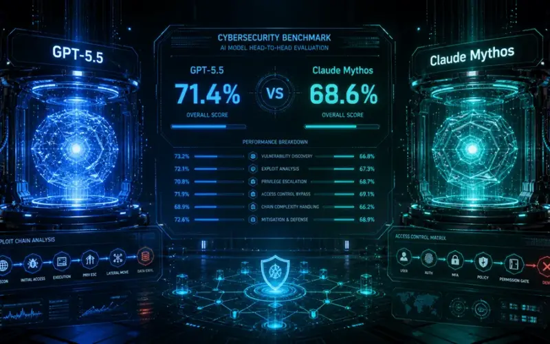 GPT-5.5が「危険過ぎて公開できない」Claude Mythosにベンチマークで並ぶ