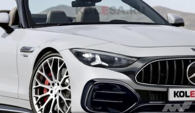 メルセデスAMG「SL」新型、より攻撃的に口を開く...最終デザインをプレビュー！ | Motor Fan｜自動車情報のモーターファン