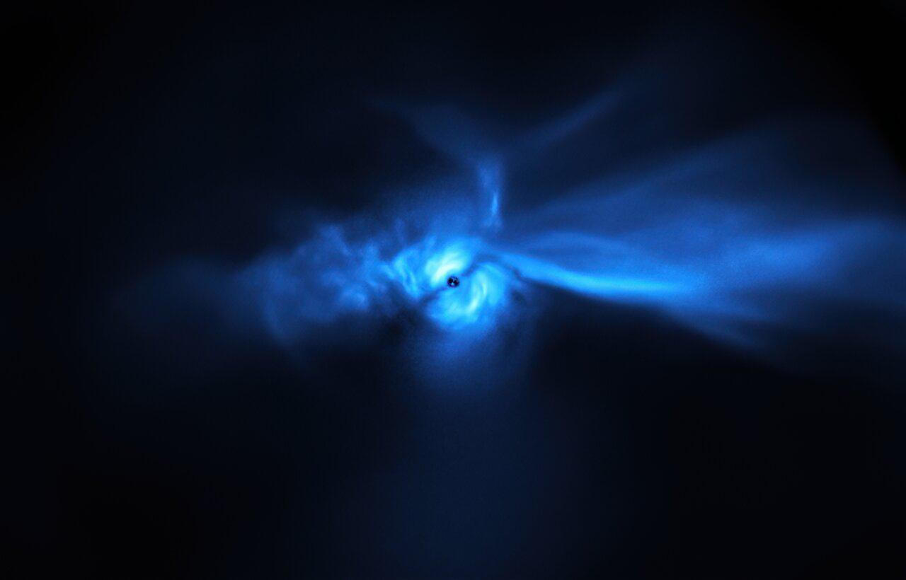 惑星の材料が流れ込んでいる　「ぎょしゃ座SU星」を取り巻く原始惑星系円盤