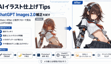 ChatGPT Images 2.0を仕上げ工程に入れてみた結果（2026年5月8日のAIイラスト）｜てんねん｜AIイラストクリエイター