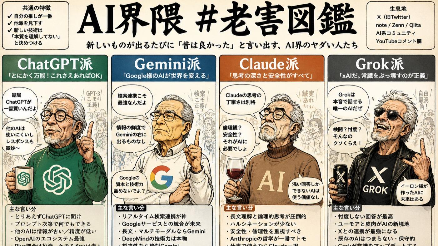 『#老害図鑑 のつくりかた──ChatGPTで3分で作る！自分の職場環境の改善策（神田敏晶） - エキスパート - Yahoo!ニュース