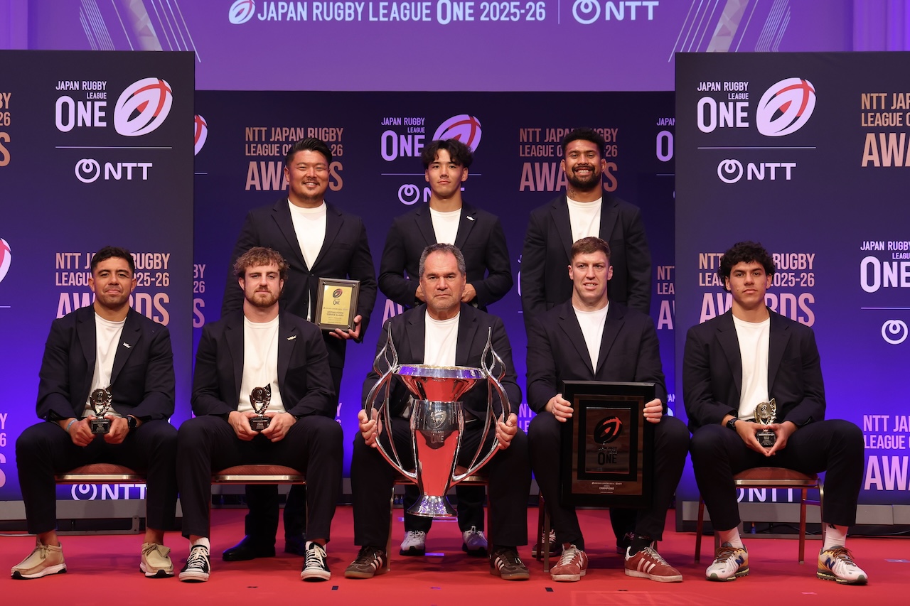 【リーグワン2025-26アワード】MVPはブロディ・レタリック！新人賞は上ノ坊駿介！初優勝のコベルコ神戸スティーラーズがタイトル席巻