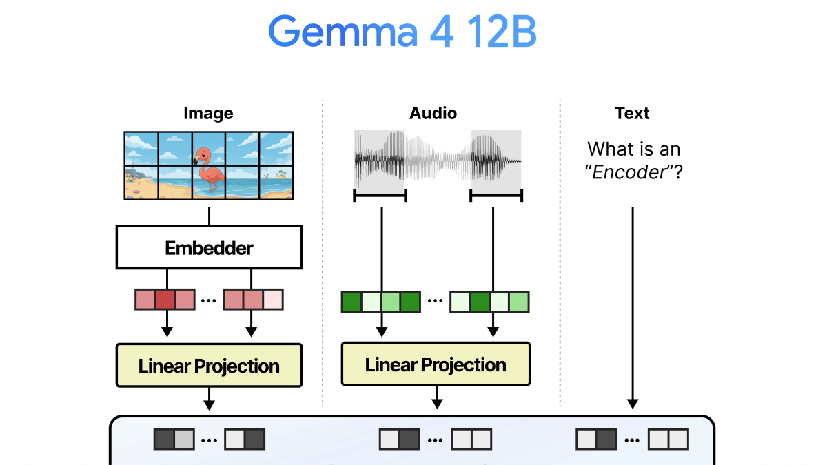 ノートPCで動くGoogle製「Gemma 4 12B」がエンコーダー不要で画像＆音声を処理する仕組みとは？ - GIGAZINE