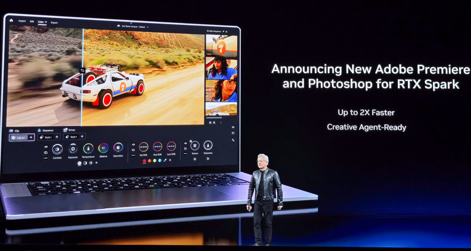 Adobe、PremiereのAI処理をRTXで2倍高速化。NVIDIAと協業拡大 - PC Watch