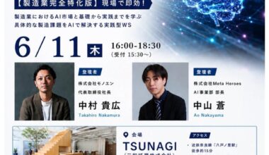 【製造業完全特化】現場で即効！6月11日、Meta Heroesとモノエンが「生成AI活用ワークショップ」を共同開催 | 株式会社Meta Heroesのプレスリリース
