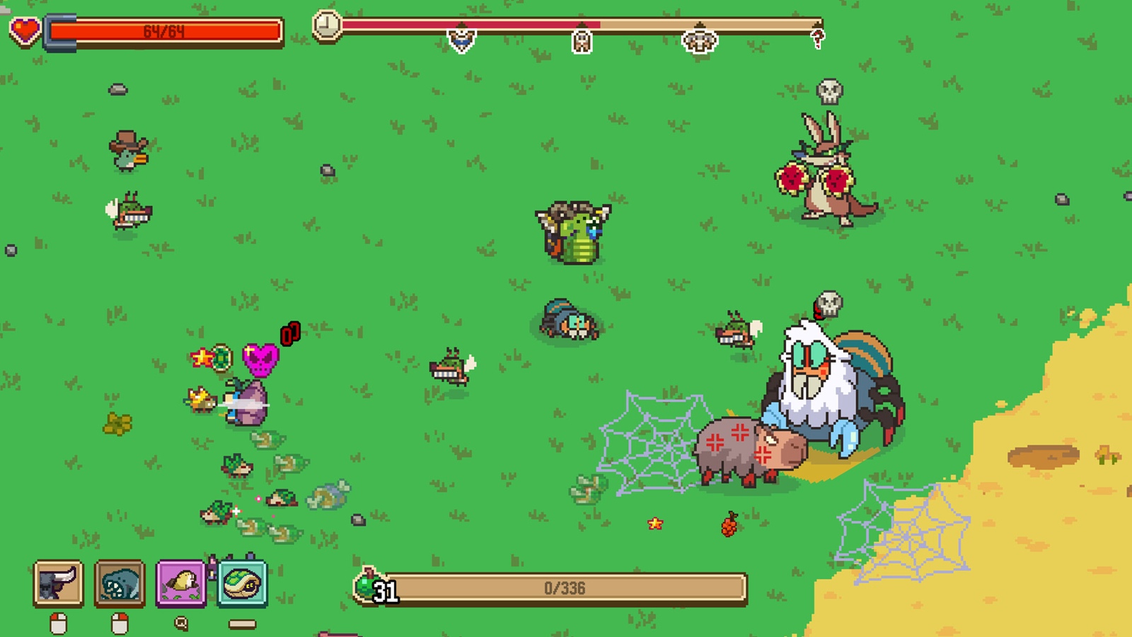 スマッシュヒット中へんてこキメラ進化ローグライト『Everything is Crab』売上50万本突破。生物進化アクションの勢い止まらず、開発元は“タカアシガニ級”の大感謝 - AUTOMATON