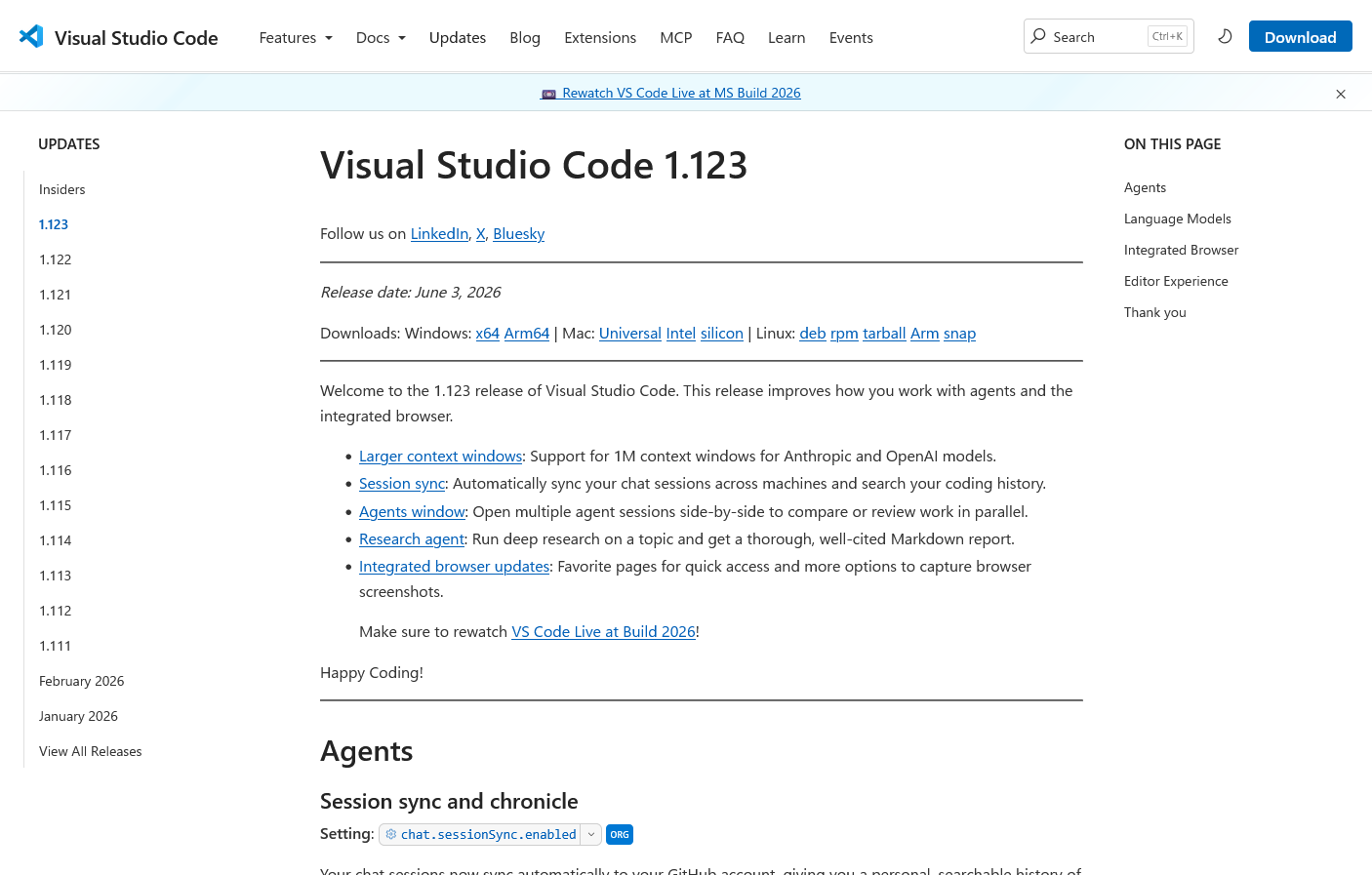 VS Code 1.123リリース、問題のある拡張機能リリースへの対策として自動更新を通常2時間遅延 ——MAI-Code-1-FlashもCopilot個人ユーザー向けに展開 | gihyo.jp