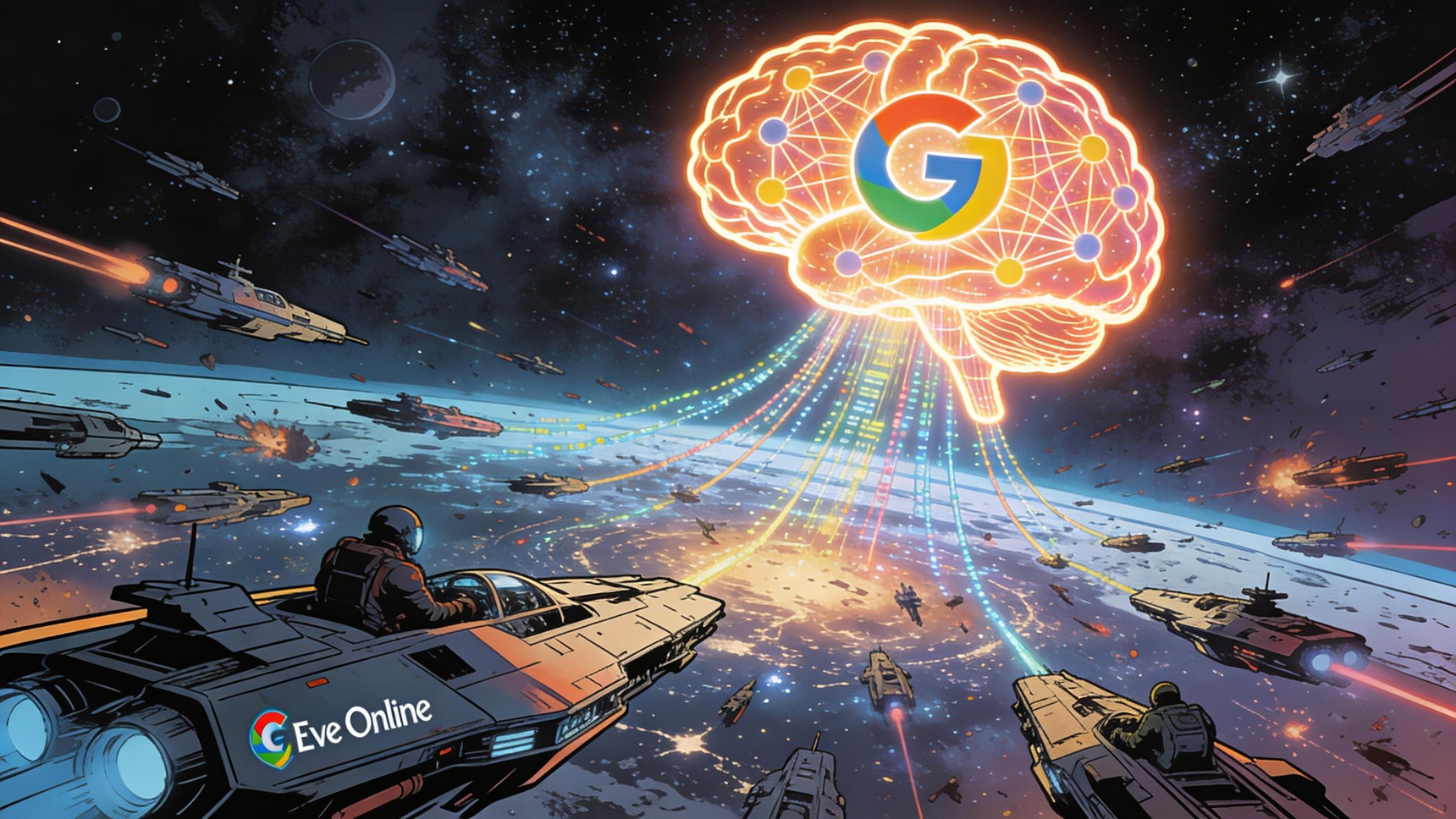 Google DeepMind が AI の長期計画問題解決のため Eve Online に数百万ドルを投資