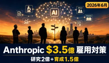 Anthropic Economic Futures - Anthropic、AI雇用対策に計3.5億ドル。研究基金と人材育成を新設