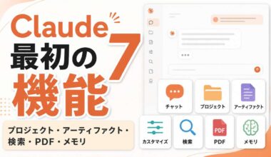 Claude初心者向け7機能ガイドのサムネイル