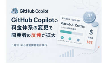 GitHub Copilot、6月1日からトークンベースの従量課金制に移行 - 開発者から反発の声 | TECH+（テックプラス）