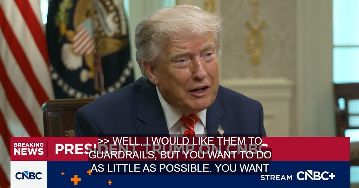 米トランプ大統領、AI規制は「できるだけ介入少なく」　中国に対して開発競争「大幅リード」を強調 - ITmedia AI＋