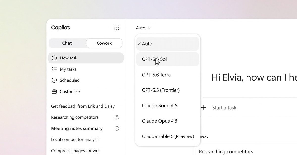 M365 CopilotにOpenAI最新モデル「GPT-5.6」追加　複雑な作業を「より効率的に処理」（1/2 ページ） - ITmedia AI＋
