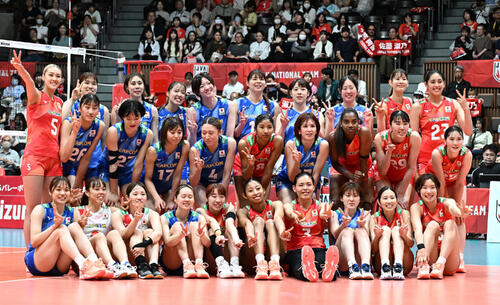 バレーボール女子日本代表（2026年5月撮影）