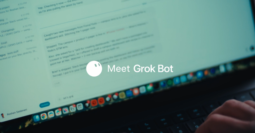 24時間働く“AI同僚”「Grok Bot」公開　業務アプリにログインして操作、「仕事を任せられる」 - ITmedia AI＋