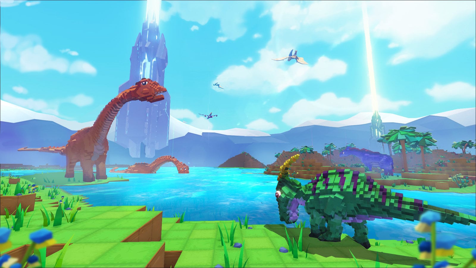 恐竜ボクセルサバイバル『PixARK』、Steamで“約6年ぶり”の盛況。初の大型DLCでメインストーリー実装、 巨大地下世界を巡る「200時間級」大冒険 - AUTOMATON