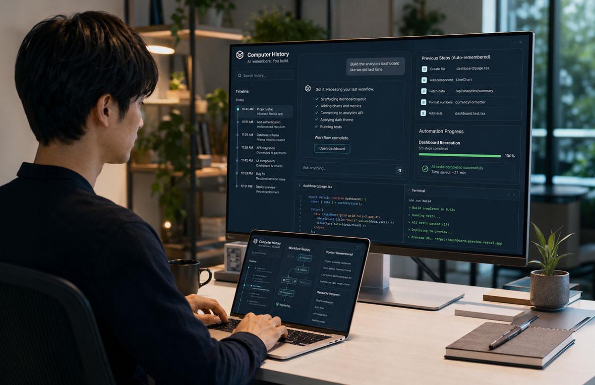 OpenAIがChatGPTにPC操作履歴を記憶・学習させる機能「Computer History」を提供開始 作業文脈をAIが理解しタスクを支援｜ビジネス+IT