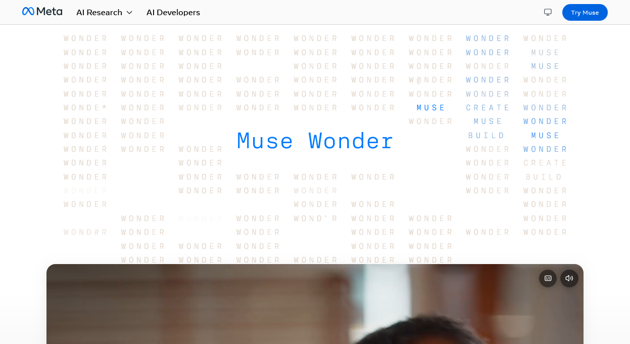 Meta、AIエージェント向けモデル「Muse Wonder」「Muse Wonder Full」を発表 ——会話の情報を引き継ぎ、長時間の開発作業にも対応