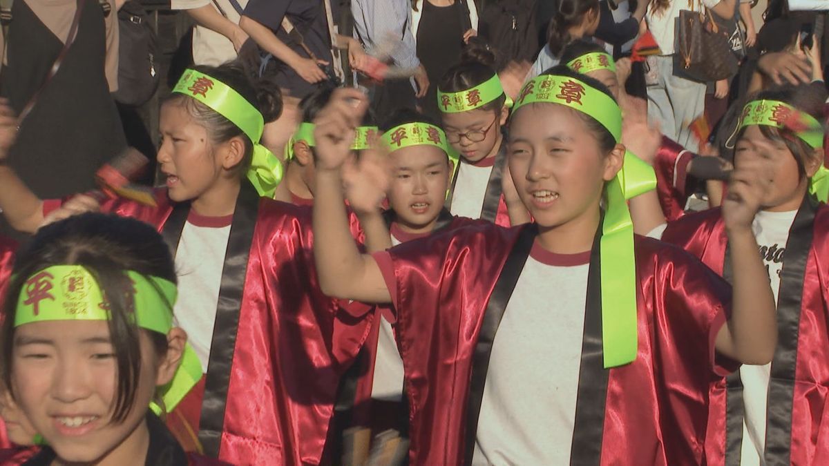 AIを使って学習した成果も 丸岡古城まつりの総踊りで地元の児童たちが優秀賞に選ばれる