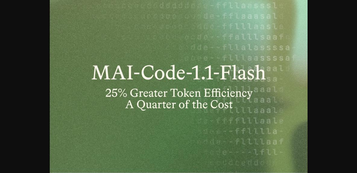 マイクロソフト、コーディングAI「MAI-Code-1.1-Flash」発表 端末で動くローカル版もの画像