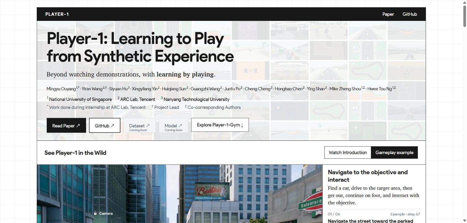 テンセントARC Lab、ゲームAI「Player-1」発表 Minecraft成功率38%で比較対象の約3倍の画像